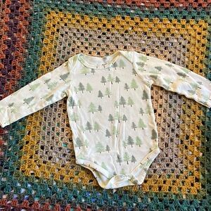 Green Tree Print Toddler One Piece